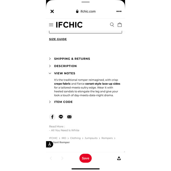 IRO Moltani Crepe Lace-Up Romper - Picture 15 of 16